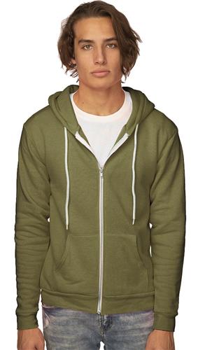 Royal Apparel Unisex Fashion Fleece Zip Hoodie 3150. Decorated in seven days or less.