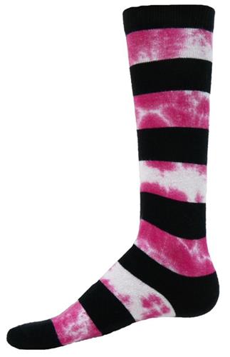 Red Lion Rugger Tie Dye Striped Athletic Socks CO