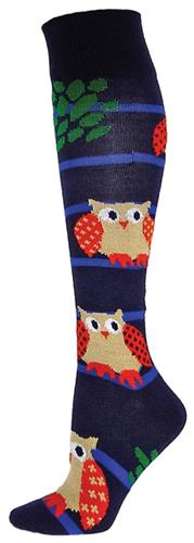 Red Lion Owl Socks - Closeout