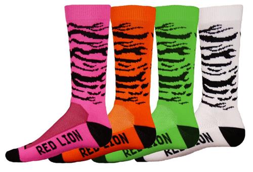Red Lion Zebra Crew Socks - Closeout