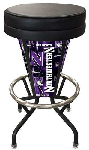 Holland Northwestern University Lighted Bar Stool. Free shipping.  Some exclusions apply.