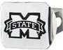 Fan Mats NCAA Mississippi State Chrome Hitch Cover
