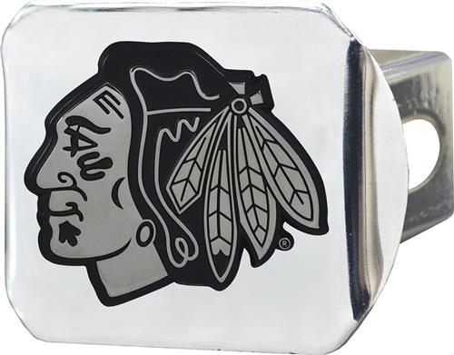 Fan Mats NHL Chicago Blackhawks Chrome Hitch Cover