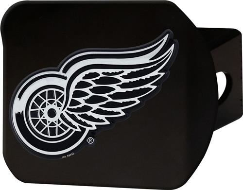 Fan Mats NHL Detroit Red Wings Black Hitch Cover
