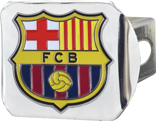 Fan Mats MLS FC Barcelona Chrome/Color Hitch Cover