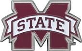 Fan Mats NCAA Mississippi St. Color Vehicle Emblem