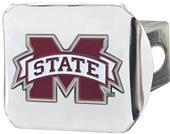 Fan Mats Mississippi St. Chrome/Color Hitch Cover