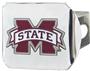 Fan Mats Mississippi St. Chrome/Color Hitch Cover