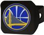 Fan Mat NBA Golden State Black/Color Hitch Cover