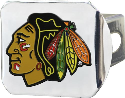 Fan Mats NHL Chicago Chrome/Color Hitch Cover
