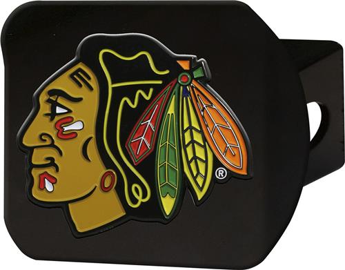 Fan Mats NHL Chicago Black/Color Hitch Cover