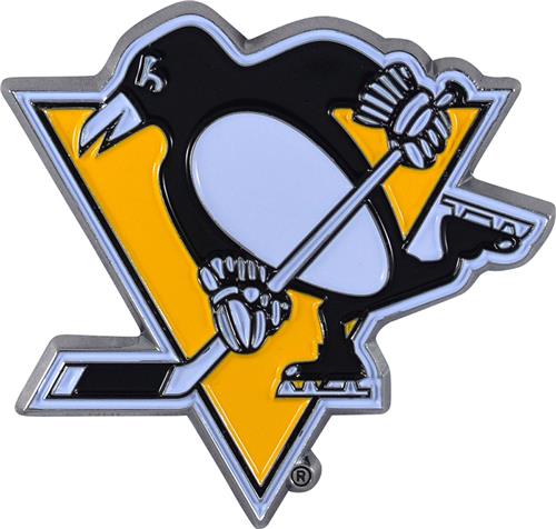 Fan Mats NHL Pittsburgh Colored Vehicle Emblem