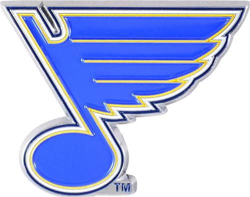 Fan Mat NHL St. Louis Blues Colored Vehicle Emblem