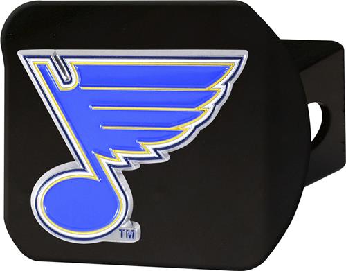Fan Mats NHL St. Louis Black/Color Hitch Cover