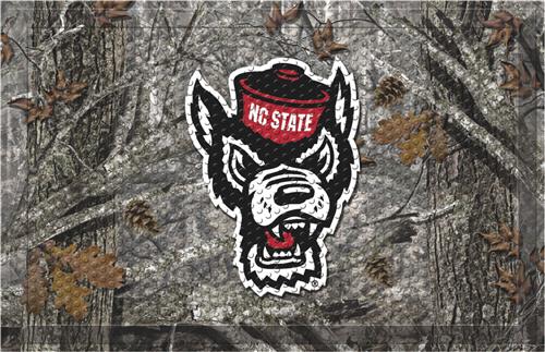 Fan Mats North Carolina State Scraper Camo Mat