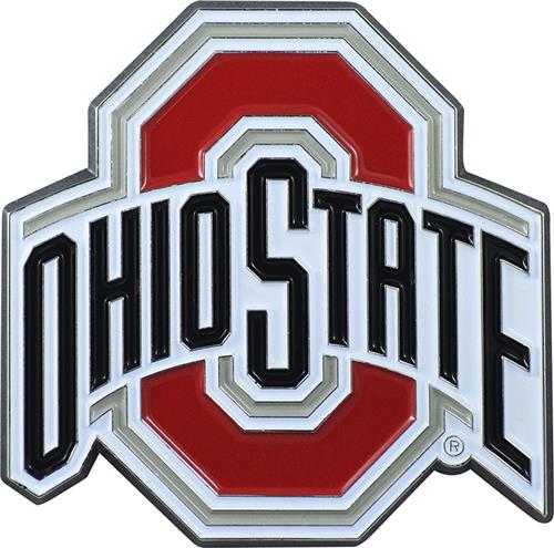 Fan Mats NCAA Ohio State Colored Vehicle Emblem
