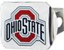 Fan Mats NCAA Ohio State Chrome/Color Hitch Cover