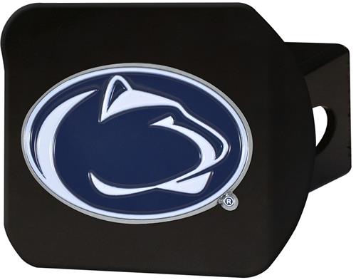Fan Mats NCAA Penn State Black/Color Hitch Cover