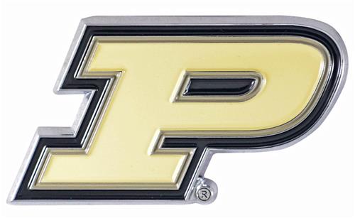 Fan Mats NCAA Purdue Colored Vehicle Emblem
