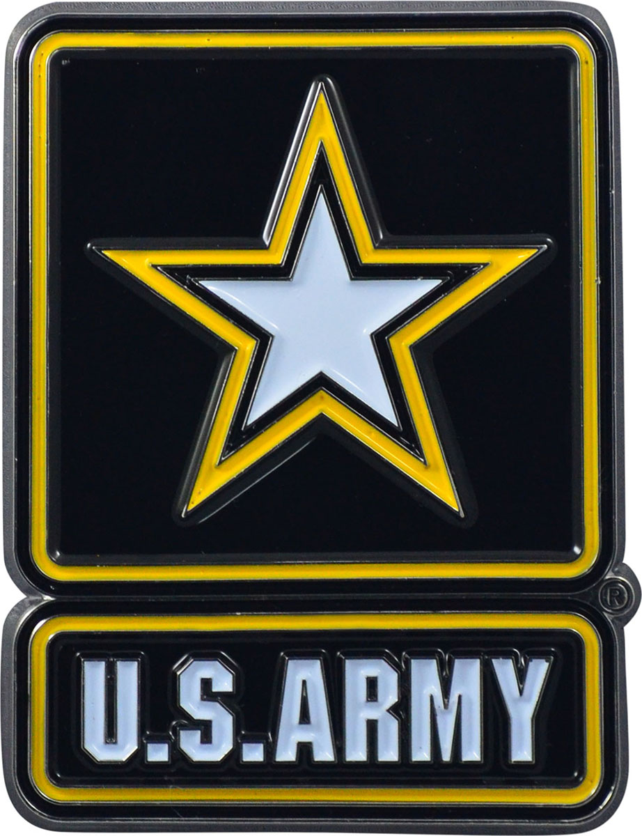 E127584 Fan Mats US Army Colored Vehicle Emblem