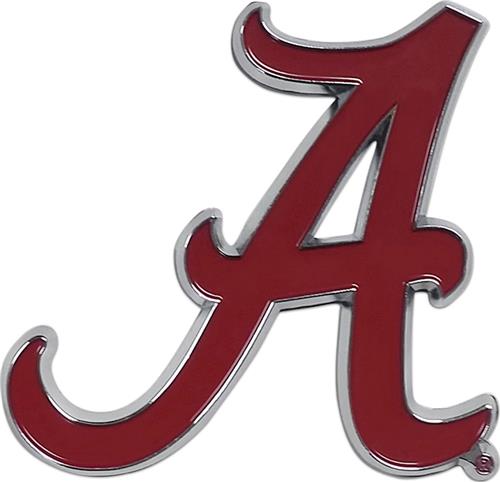 Fan Mats NCAA Alabama Colored Vehicle Emblem