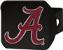 Fan Mats NCAA Alabama Black/Color Hitch Cover