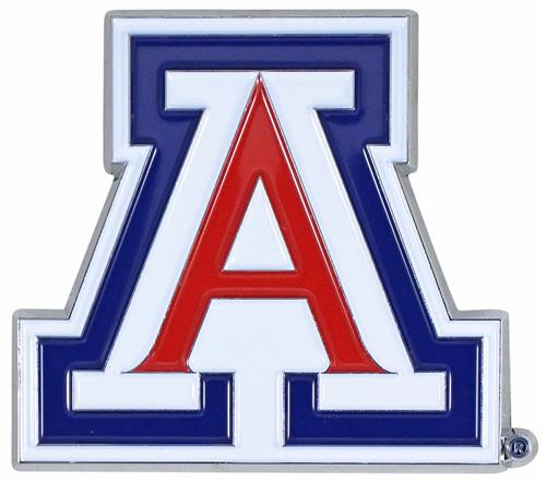 Fan Mats NCAA Arizona Colored Vehicle Emblem