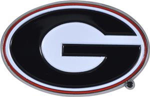 Fan Mats NCAA Georgia Colored Vehicle Emblem