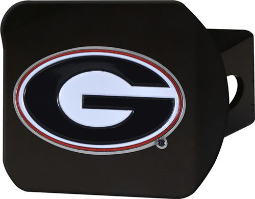 Fan Mats NCAA Georgia Black/Color Hitch Cover