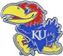 Fan Mats NCAA Kansas Colored Vehicle Emblem