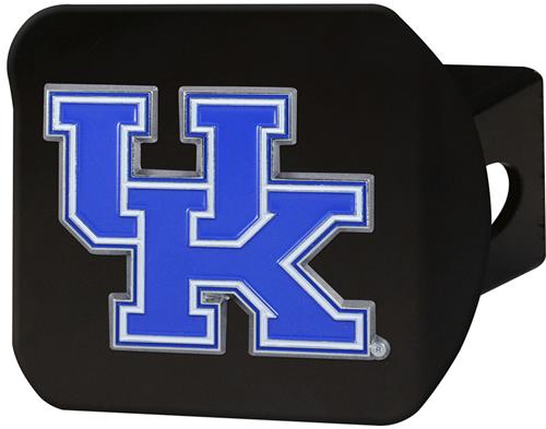 Fan Mats NCAA Kentucky Black/Color Hitch Cover