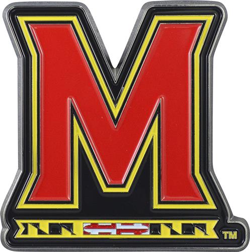 Fan Mats NCAA Maryland Colored Vehicle Emblem