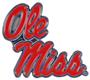 Fan Mats NCAA Ole Miss Colored Vehicle Emblem