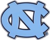 Fan Mats NCAA UNC Colored Vehicle Emblem