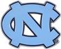 Fan Mats NCAA UNC Colored Vehicle Emblem