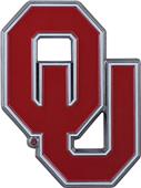 Fan Mats NCAA Oklahoma Colored Vehicle Emblem