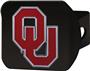 Fan Mats NCAA Oklahoma Black/Color Hitch Cover