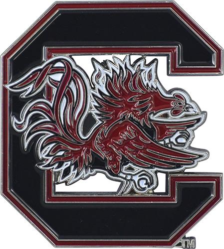 Fan Mat NCAA South Carolina Colored Vehicle Emblem