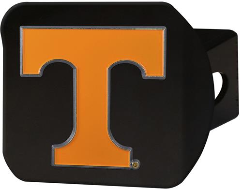 Fan Mats NCAA Tennessee Black/Color Hitch Cover