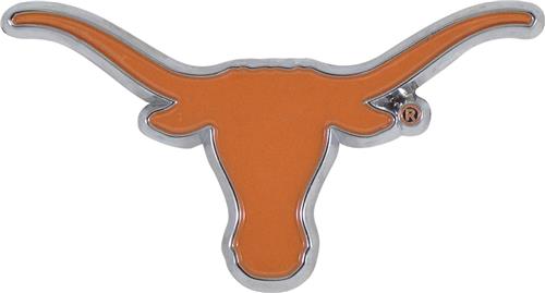Fan Mat NCAA Texas Colored Vehicle Emblem