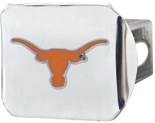 Fan Mats NCAA Texas Chrome/Color Hitch Cover