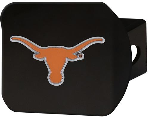 Fan Mats NCAA Texas Black/Color Hitch Cover