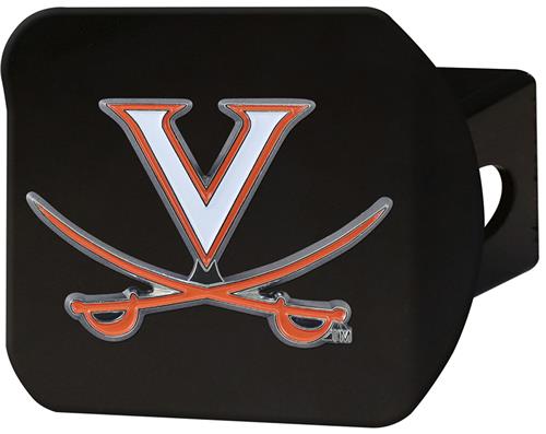 Fan Mats NCAA Virginia Black/Color Hitch Cover