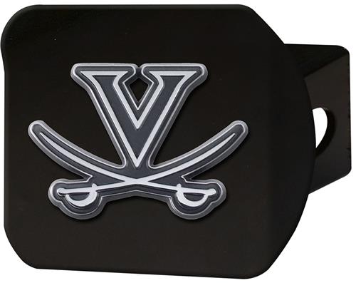 Fan Mats NCAA Virginia Black Hitch Cover