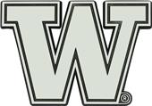 Fan Mats NCAA Washington Chrome Vehicle Emblem