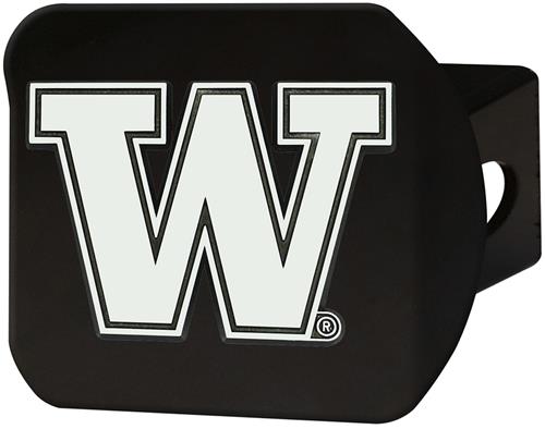 Fan Mats NCAA Washington Black Hitch Cover