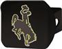 Fan Mats NCAA Wyoming Black/Color Hitch Cover