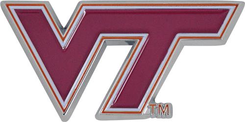 Fan Mats NCAA Virginia Tech Colored Vehicle Emblem