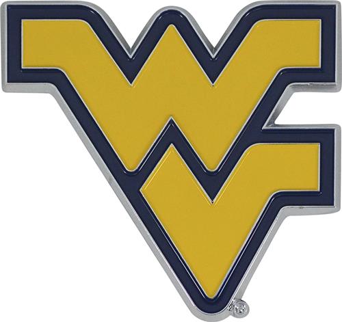 Fan Mats NCAA West Virginia Colored Vehicle Emblem