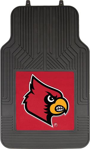 Northwest NCAA Louisville Car Floor Mat (set of 2)